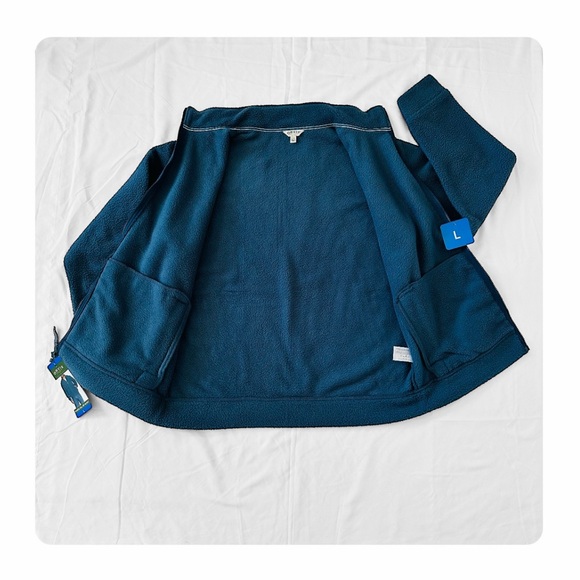 ★ NWT Orvis Men’s Full Zip Heavyweight Fleece Jacket - Blue ★ - Picture 12 of 16